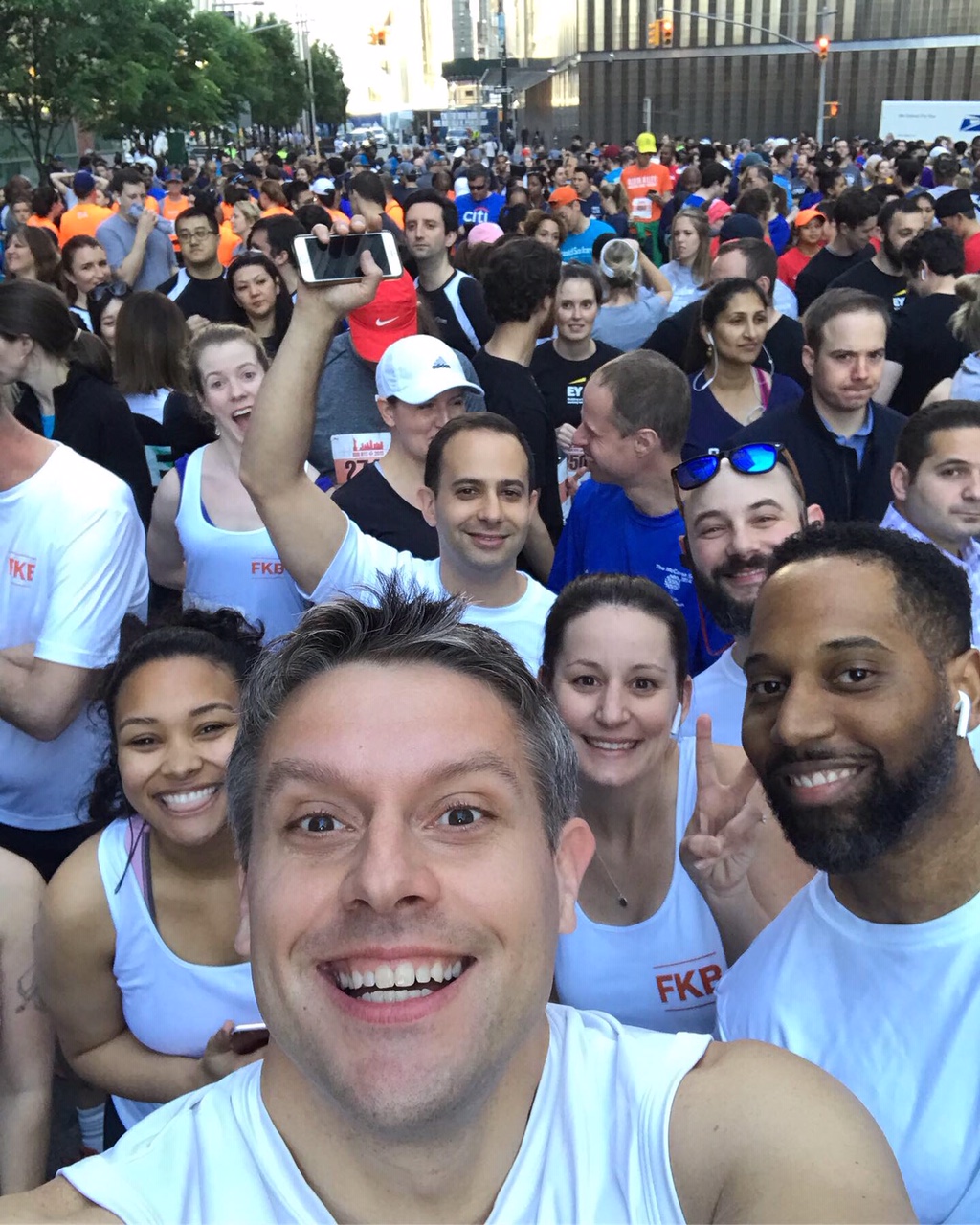 FKB PARTICIPATED IN THE AMERICAN HEART ASSOCIATION 3 MILE WALL STREET